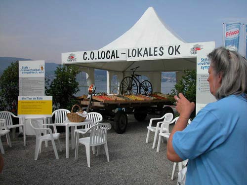 Tour de Suisse 2003 Stand des lokalen OK