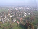 Hombrechtikon aus dem Helikopter