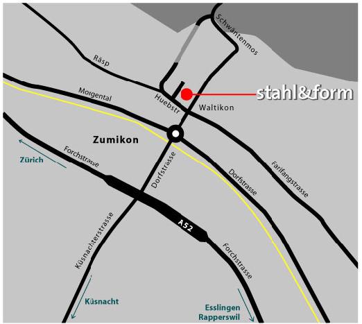 Standortplan stahl & form ag