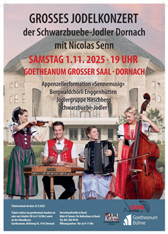 5. Jodel-Konzert im Goetheanum Dornach mit Nicolas Senn