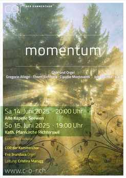 MOMENTUM - Konzert für Chor und Orgel