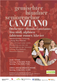 Chantai! Singet! - Konzert Gemischter Bündner Seniorenchor CANZIANO