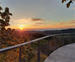 Sunset-Laternen Picknick auf dem Baumwipfelpfad