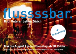flussssbar ~ Freiluft-Bar in Zürich''s Flussbadi auf der Limmat