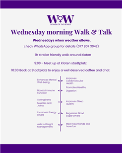Walking Wednesdays