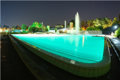 Sommernacht im Freibad