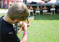 Laser-Biathlon