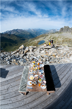 Sonntagsbrunch mit Panoramablick