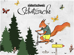 Südostschweiz Schatzsuche 2025 auf dem Riesenwald in Elm