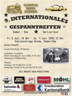 9. Internationales Gespanntreffen 2026, CH-7013 Domat/Ems
