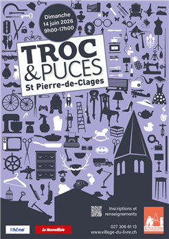 Trödel und Flohmarkt in St-Pierre de Clages