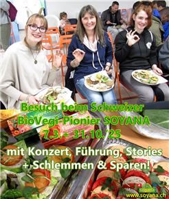 Besuch beim Schweizer BioVegi-Pionier SOYANA in Schlieren-ZH