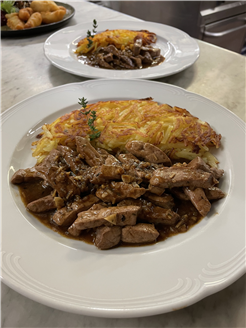 Donnschtig''s Hit: Geschnetzelte Kalbsleber mit Rösti bis Ende Mai 2026