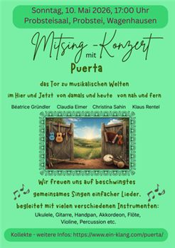 Mitsing-Konzert mit Puerta