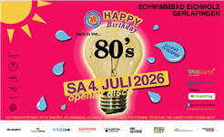Back to the 80''s - Happy Birthday openair disco