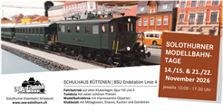 Modelleisenbahn Ausstellung in Rüttenen