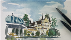 Urban Sketching im Seeburgpark