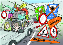 FERIENZEIT – Karikaturen von Rolf Giger