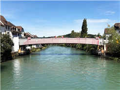 Reussbrücke in der Höhe