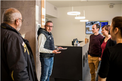 Blick hinter die Kulissen in der Roland Arena