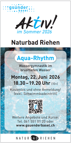 Aqua-Rhythm im Naturbad - Aktiv! im Sommer 2026