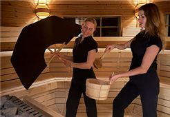 Sauna Aufguss / Sauna Infusion Hotel Braunbär