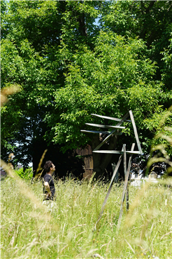 Skulpturen René Küng im Museumsgarten