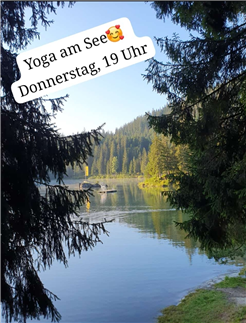 Yoga am Caumasee