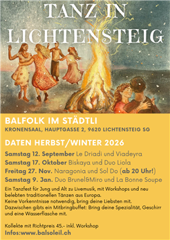Live Musik und Tanzen in Lichtensteig